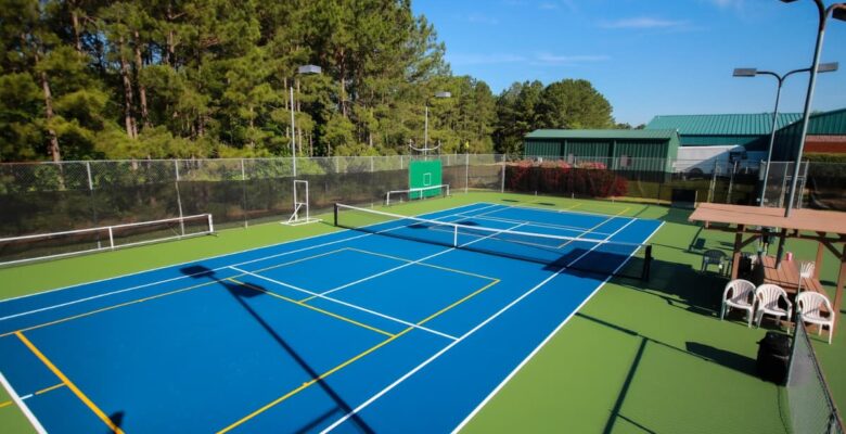 Pickleball court