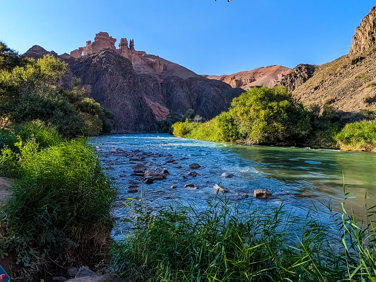 Charyn Canyon Valley of Castles stream