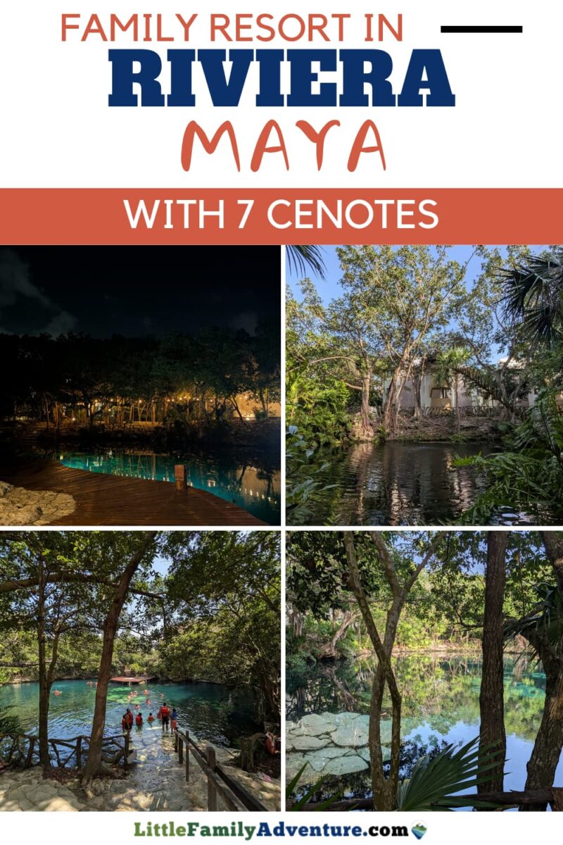 Family resort in Riviera Maya with 7 cenotes