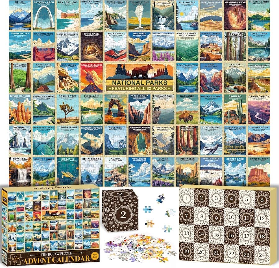 national park puzzle gift idea