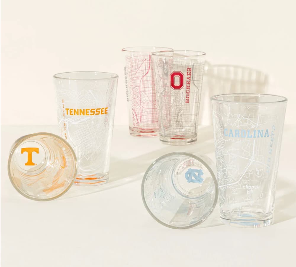 College Town Pint Glasses