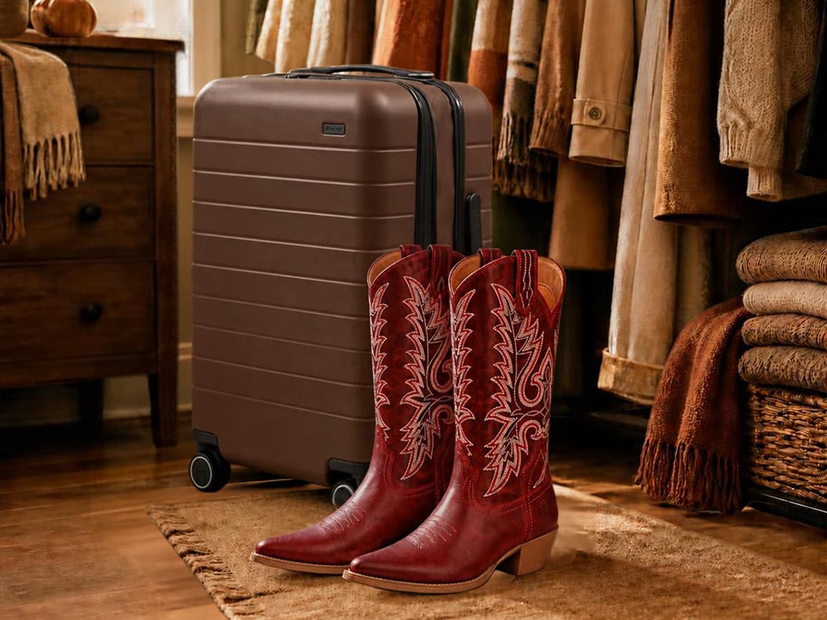 How to pack cowboy boots