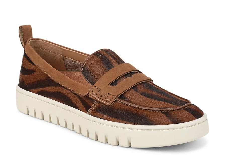 Vionic Uptown Loafer in animal print fall trend
