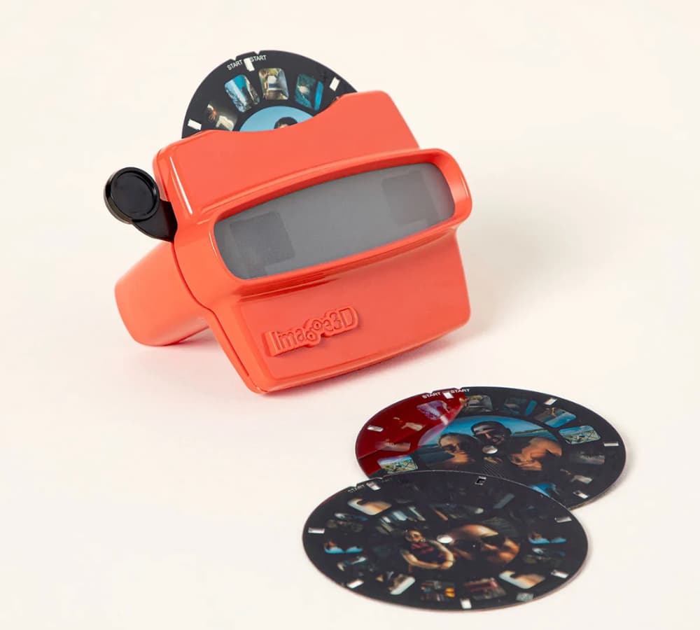customized viewfinder with reels
