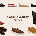fall capsule shoes for traveling moms